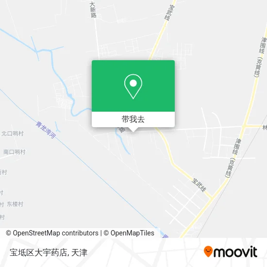 宝坻区大宇药店地图