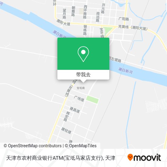 天津市农村商业银行ATM(宝坻马家店支行)地图