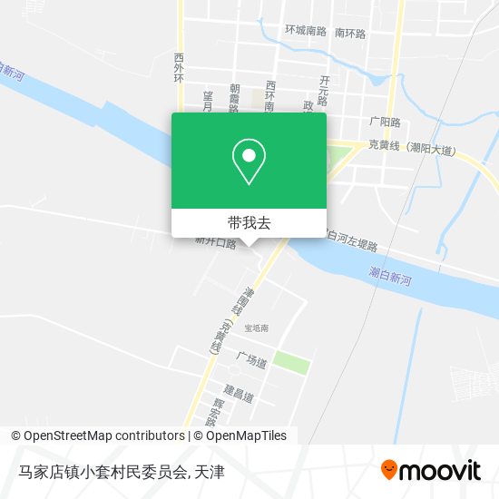 马家店镇小套村民委员会地图