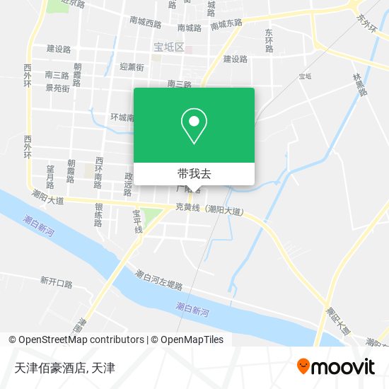 天津佰豪酒店地图