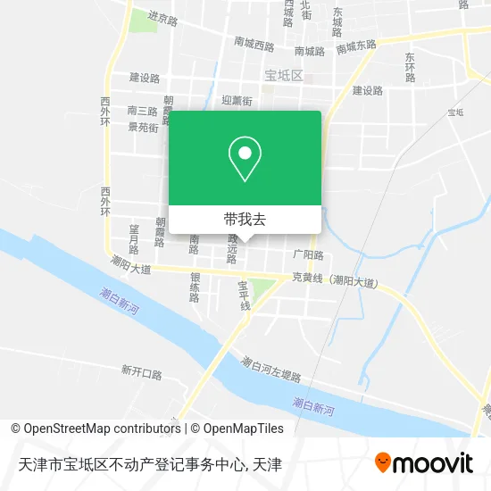 天津市宝坻区不动产登记事务中心地图