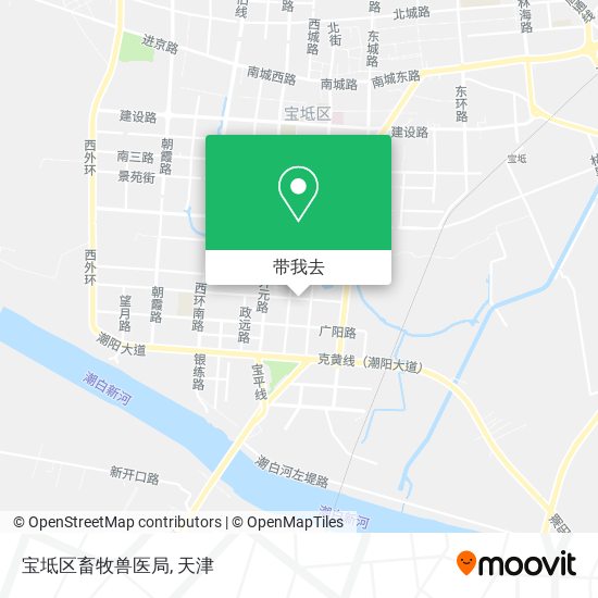 宝坻区畜牧兽医局地图