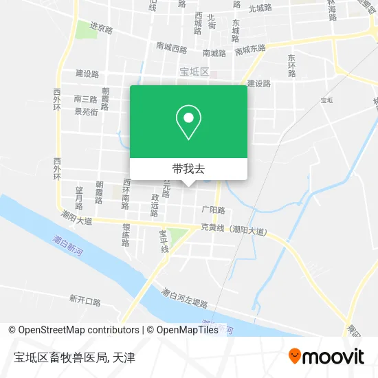 宝坻区畜牧兽医局地图