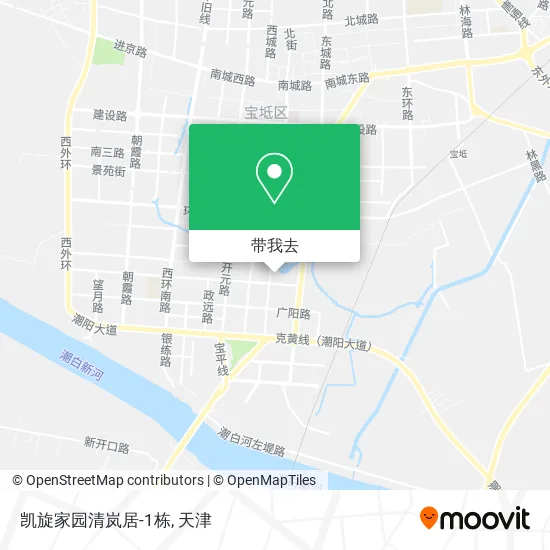 凯旋家园清岚居-1栋地图