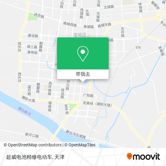 超威电池精修电动车地图