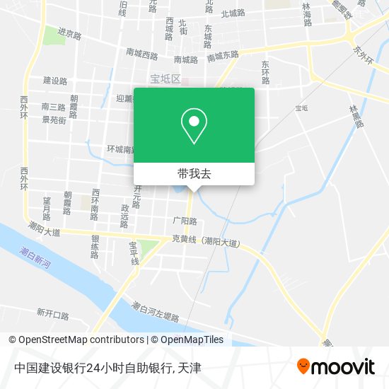 中国建设银行24小时自助银行地图
