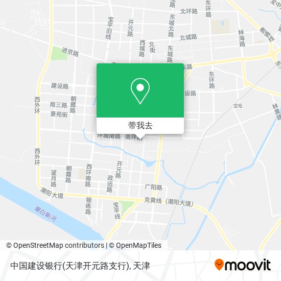 中国建设银行(天津开元路支行)地图