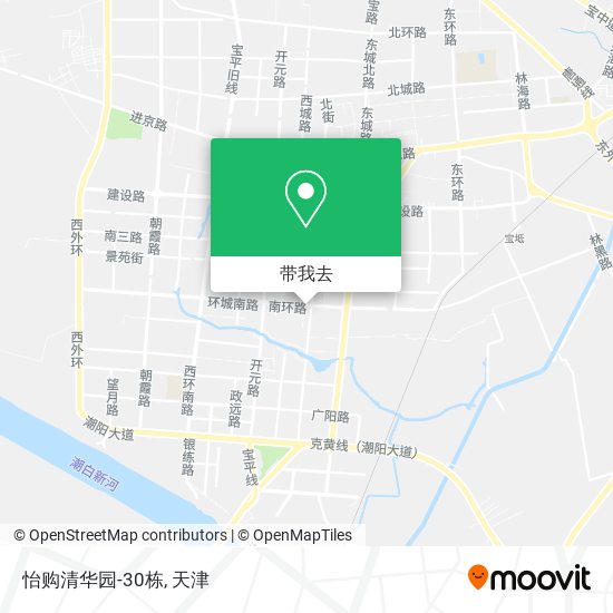 怡购清华园-30栋地图