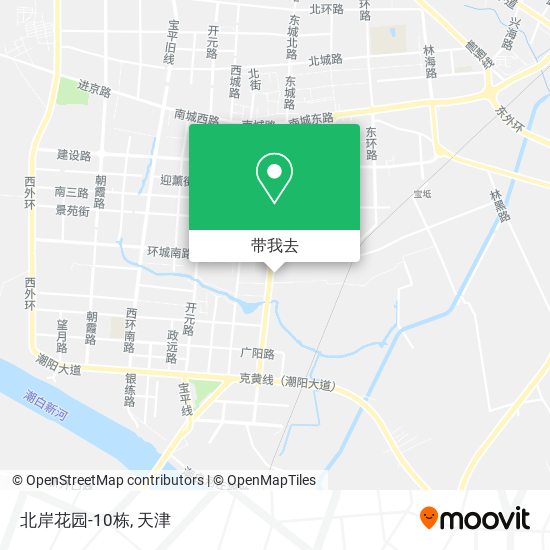 北岸花园-10栋地图