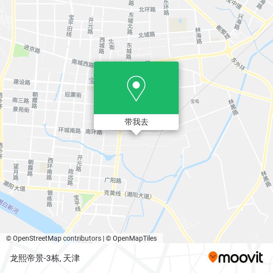 龙熙帝景-3栋地图