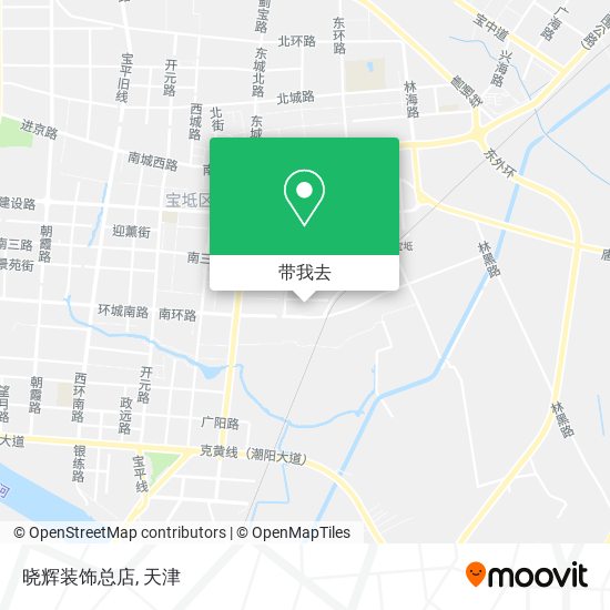 晓辉装饰总店地图