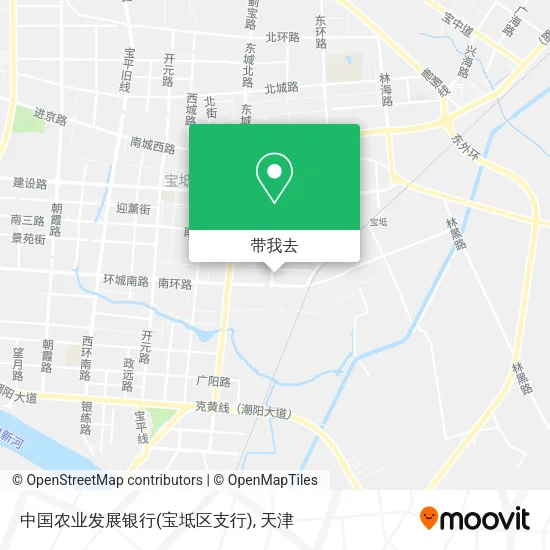 中国农业发展银行(宝坻区支行)地图