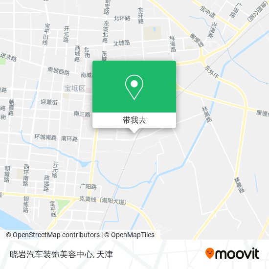 晓岩汽车装饰美容中心地图