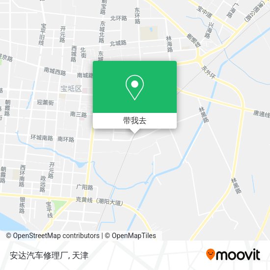 安达汽车修理厂地图