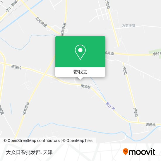 大众日杂批发部地图
