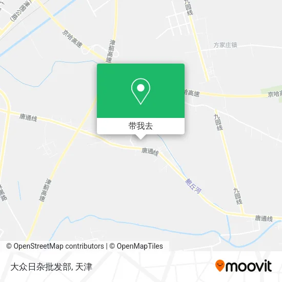 大众日杂批发部地图