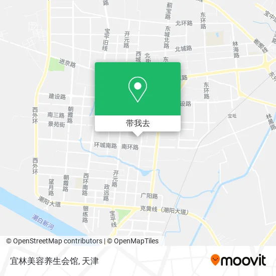 宜林美容养生会馆地图