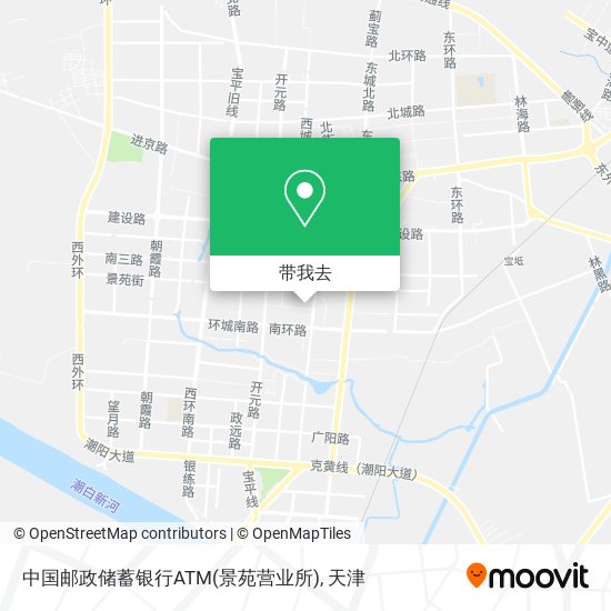 中国邮政储蓄银行ATM(景苑营业所)地图