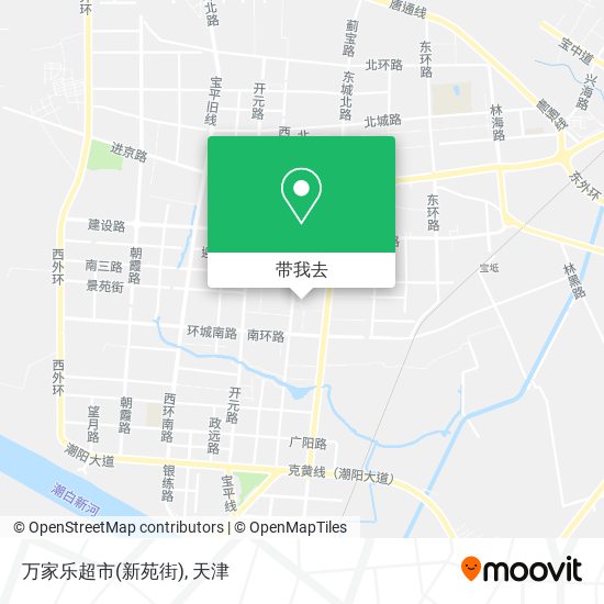 万家乐超市(新苑街)地图