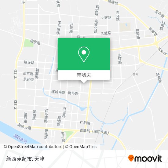 新西苑超市地图