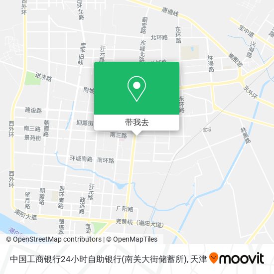 中国工商银行24小时自助银行(南关大街储蓄所)地图