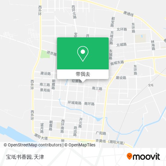 宝坻书香园地图