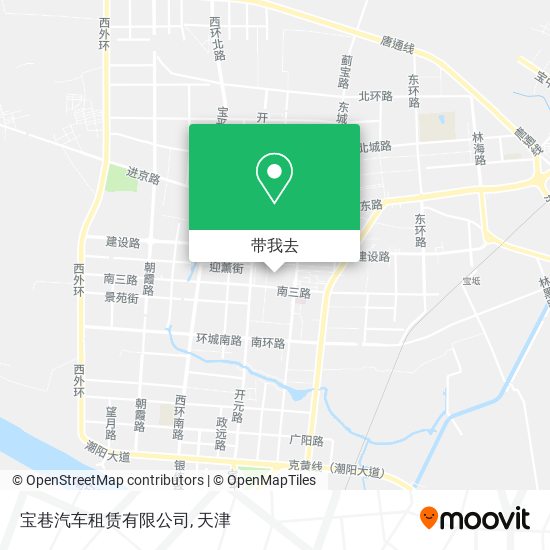 宝巷汽车租赁有限公司地图