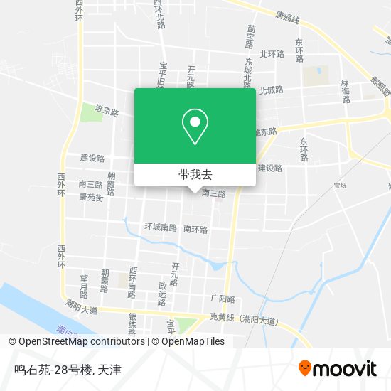 鸣石苑-28号楼地图