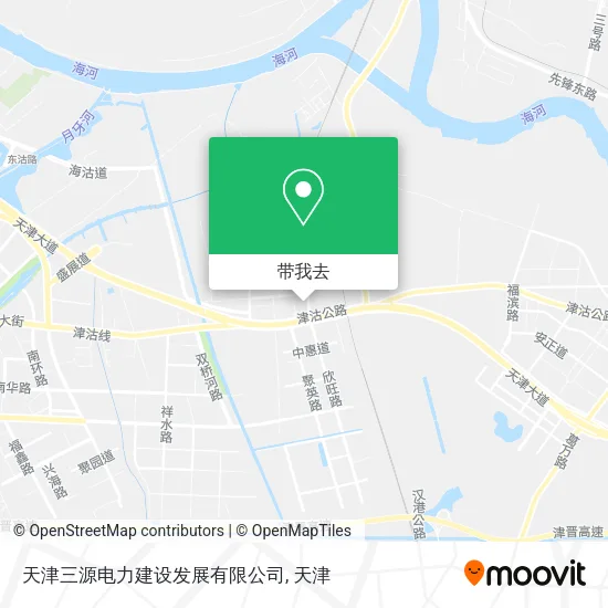 天津三源电力建设发展有限公司地图