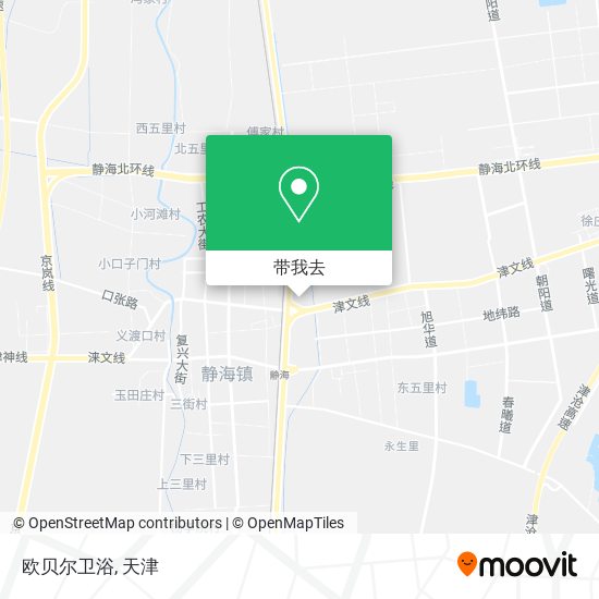 欧贝尔卫浴地图
