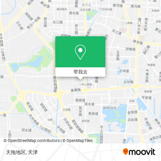天拖地区地图