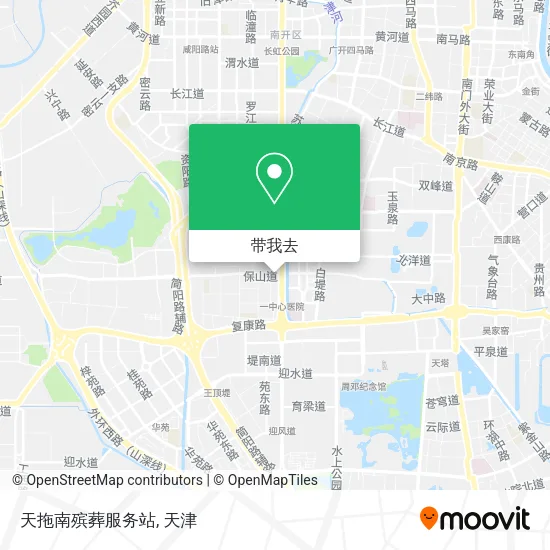 天拖南殡葬服务站地图