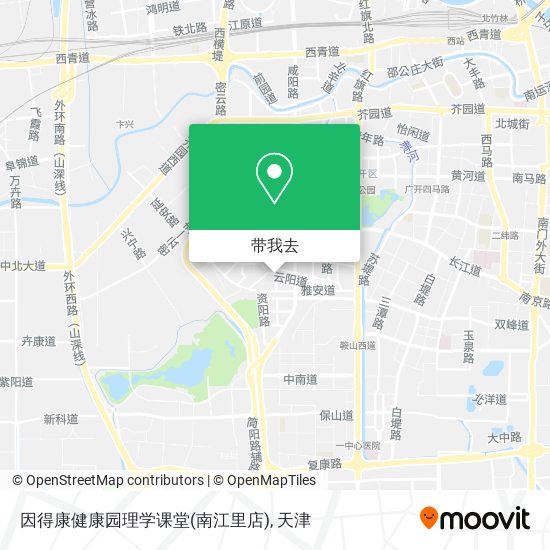 因得康健康园理学课堂(南江里店)地图