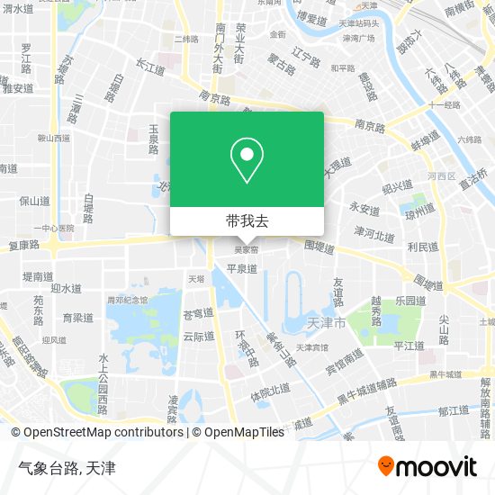 气象台路地图