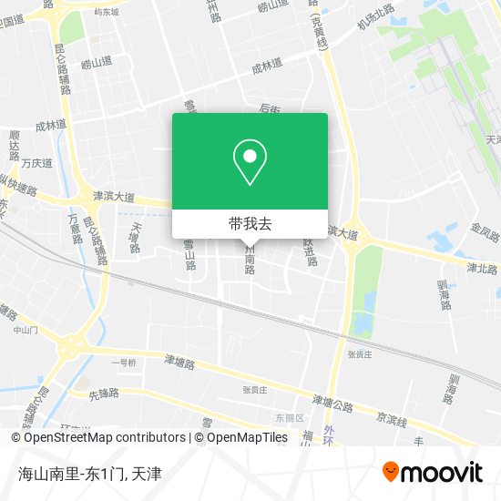 海山南里-东1门地图