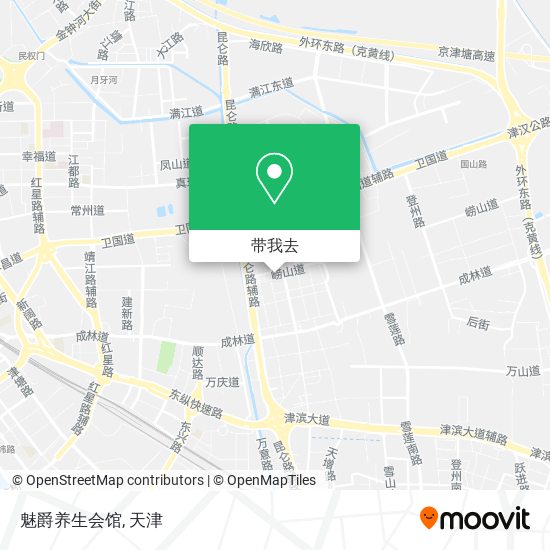 魅爵养生会馆地图