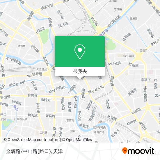 金辉路/中山路(路口)地图