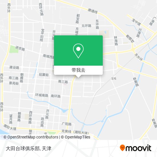 大田台球俱乐部地图