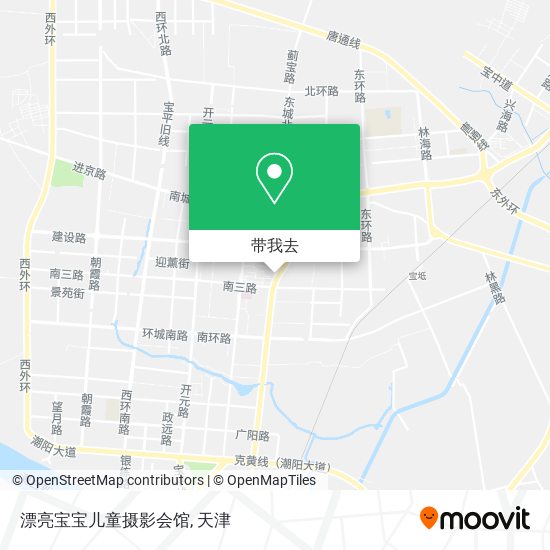 漂亮宝宝儿童摄影会馆地图