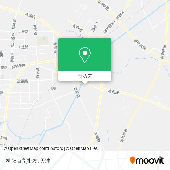 柳阳百货批发地图