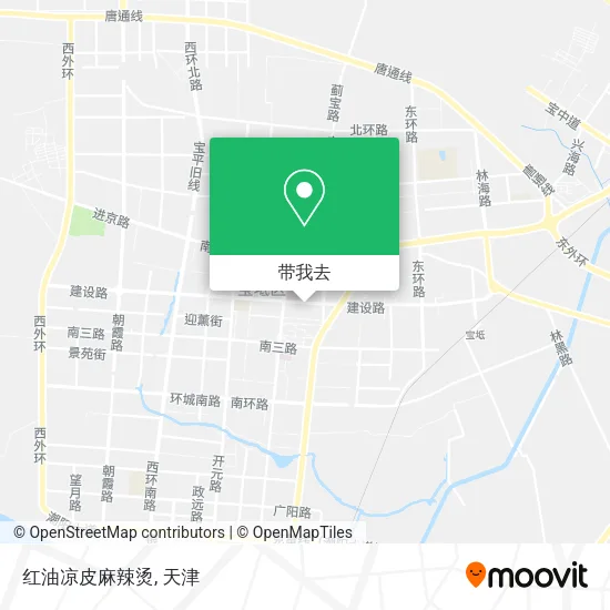 红油凉皮麻辣烫地图