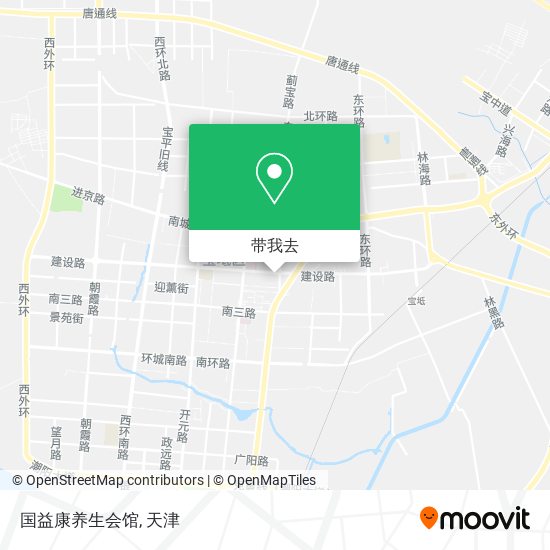 国益康养生会馆地图