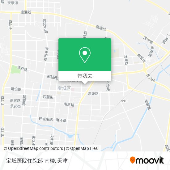 宝坻医院住院部-南楼地图