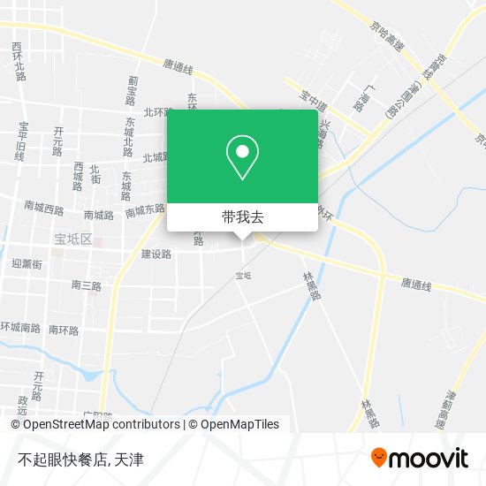 不起眼快餐店地图