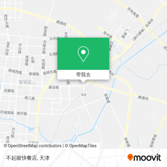 不起眼快餐店地图