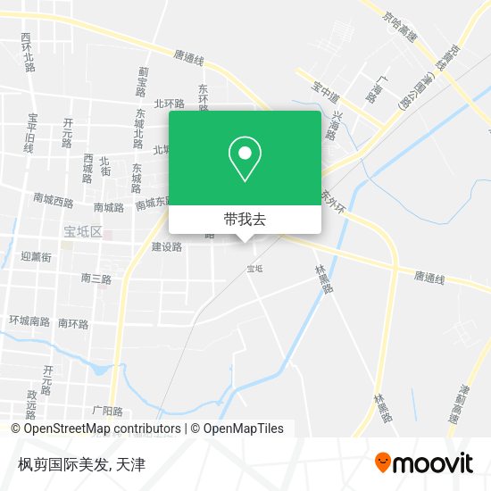 枫剪国际美发地图
