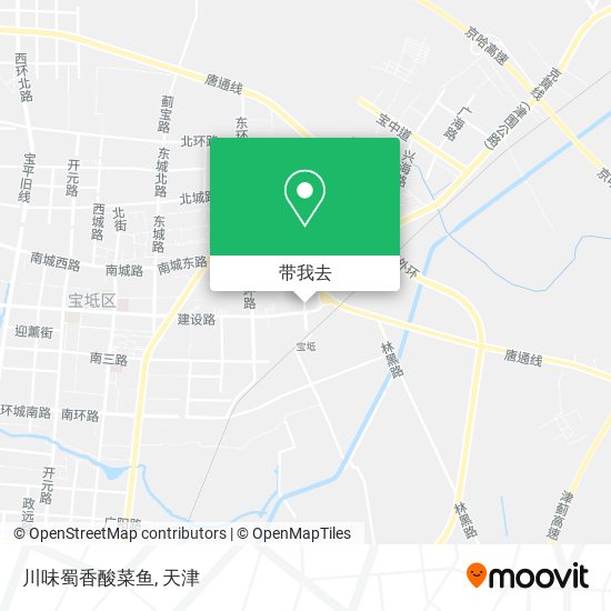 川味蜀香酸菜鱼地图