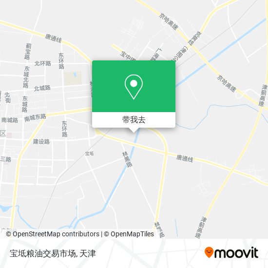 宝坻粮油交易市场地图
