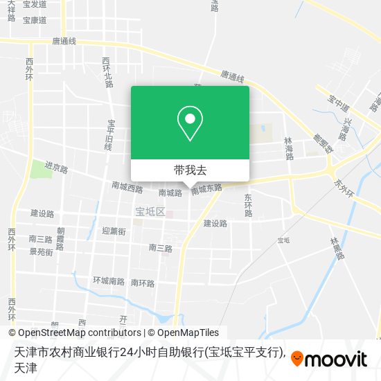 天津市农村商业银行24小时自助银行(宝坻宝平支行)地图