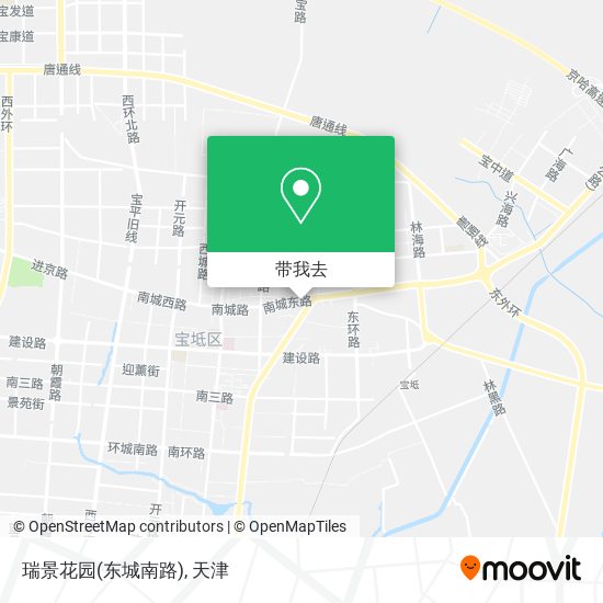 瑞景花园(东城南路)地图